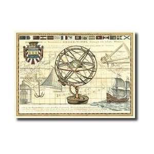  Nautical Map I Giclee Print