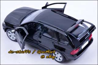 Welly 1:24 BMW X5 Diecast Model Car BLACK  