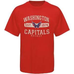  Old Time Hockey Washington Capitals Cleric T Shirt   Red 