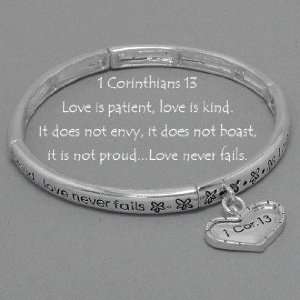   , Corinthians, Heart Charm, Religious, Love Is Patient..love Is Kind