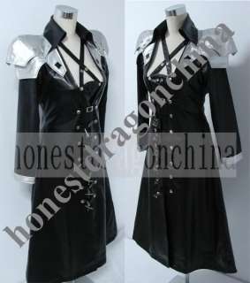 Final Fantasy VII Sephiroth Coat Cosplay costume F  