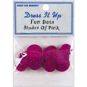  Dress It Up Fun Dots 12/Pkg Shades Of Pink Everything 