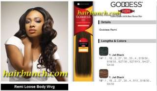 Sensationnel Goddess Remi Human Hair Loose Body Wvg 18  