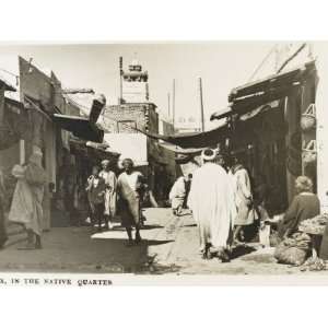 The Native Quarter   Sfax, Tunisia. a General Street Scene Stretched 