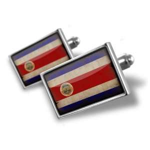  Cufflinks Costa Rica Flag   Hand Made Cuff Links A MAN 