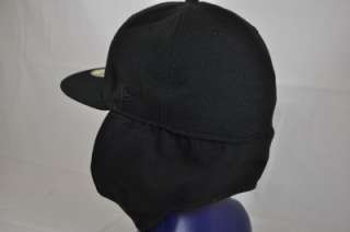 ROCKSMITH MILITIA SNAPBACK BLACK EARMUFF HAT RARE (HATS10) 7 1/4 