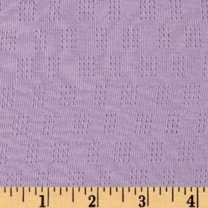  60 Wide Cotton Pointelle Rib Knit Iris Fabric By The 