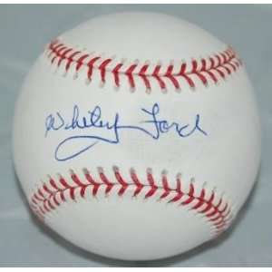 Whitey Ford Signed Baseball   Official   Autographed Baseballs:  