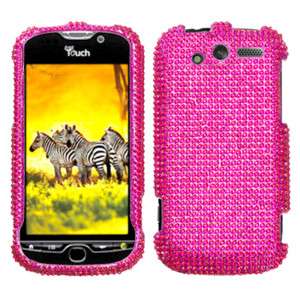 BLING Hard Cover Case 4 HTC myTouch 4G T Mobile HOTPINK  