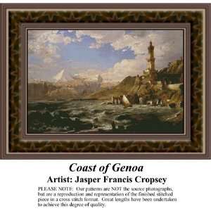  Coast of Genoa, Counted Cross Stitch Patterns PDF Download 