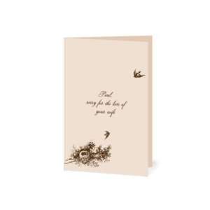  Sympathy Greeting Cards   Swallow Nest By Good On Paper 