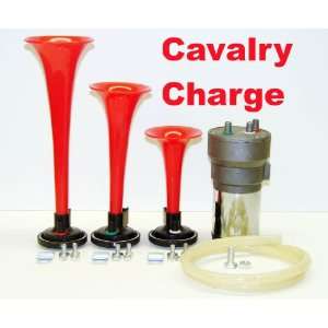   CAVALRY CHARGE Musical Air Horn Kit Easy Install Tons of Fun calvary