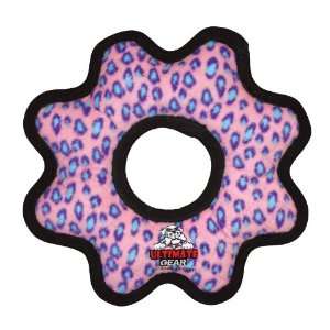  Tuffys Ultimate Gear Ring Dog Toy, Pink Leopard: Pet 