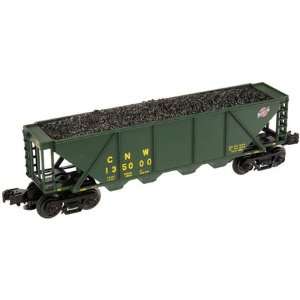  O Industrial Rail 4 Bay Coal Hopper, C&NW Toys & Games