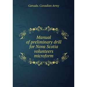   for Nova Scotia volunteers microform Canada. Canadian Army Books
