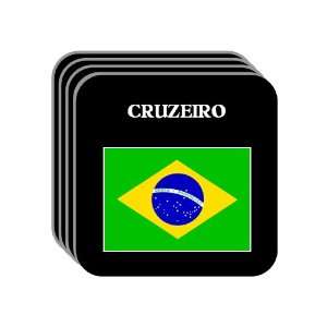  Brazil   CRUZEIRO Set of 4 Mini Mousepad Coasters 