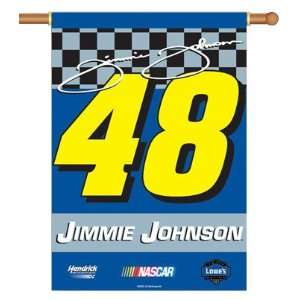  Jimmie Johnson NASCAR Banner Flag Patio, Lawn & Garden