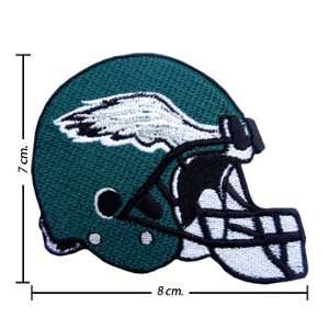  3pcs Philadelphia Eagles Helmet Logo Embroidered Iron on 