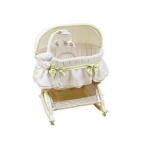 Easy Reach Rocking Bassinet with Light Vibes Mobile