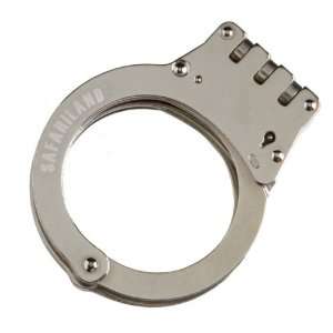   Safariland Oversize Hinge Handcuffs   Nickel Finish 