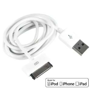  USB data cable made for Apple iPhone, iPad, iPod approved by Apple 