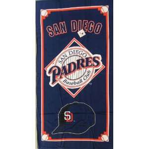  MLB San Diego Padres Bath Beach Towel Toys & Games