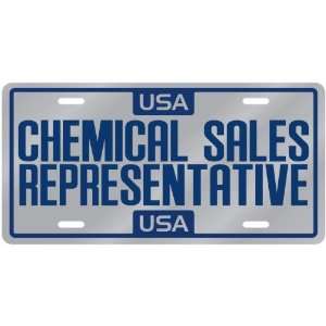 New  Usa Chemical Sales Representative  License Plate Occupations 