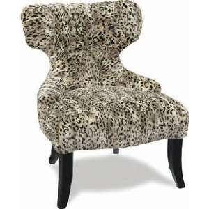  Avenue Six Curves Tanzania Super Plush Hour Glass Chair 