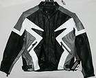 Close Out Leather Crotch Rocket Racing Jacket Armored Gray New 52