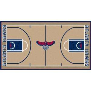 Custom Made   9496   Atlanta Hawks NBA Court Runner 24x44:  