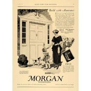  1920 Ad Morgan Woodwork Door Entrance Exterior Design 