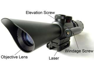 Red Green dot laser Crosshair Scope sight 3.5X 10X 40mm Mount 