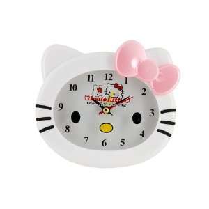  Cute Hello Kitty Shaped Alarm Clock White: Everything Else