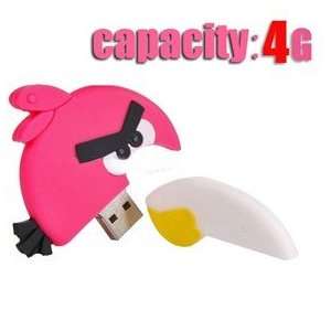 Cute 4GB Angry Birds USB Flash Drive Flash Memory U Disk 