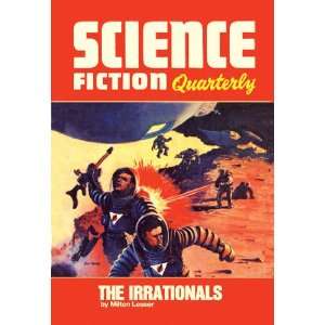 Science Fiction Quarterly: Astronaut Battle 12x18 Giclee on canvas