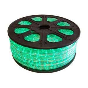  164 LED 2 Wire 120 Volt 1/2 Green Rope Light Spool: Home 