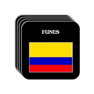 Colombia   FUNES Set of 4 Mini Mousepad Coasters 