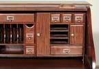   Finish Roll Top Secretary Office Desk w/ Cabinets d030wnc  
