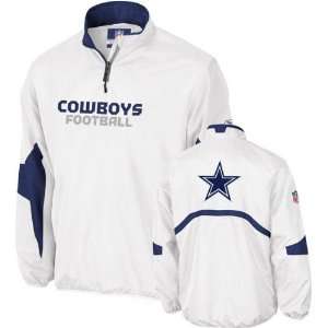  Dallas Cowboys  White  2008 Mercury Coaches Hot Jacket 