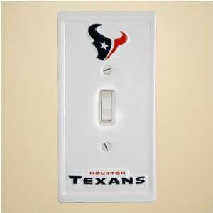  Houston Texans White Switch Plate Cover