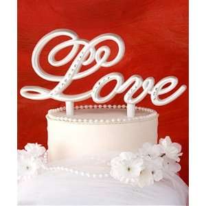  Love themed cake topper