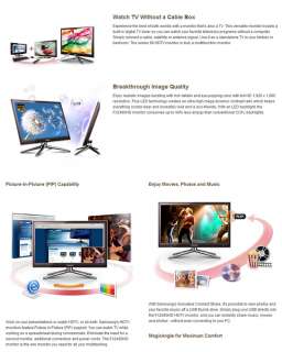 NEW SAMSUNG 24 Full HD 1080p LED Monitor FX2490HD ★  
