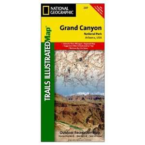  National Geographic Grand Canyon National Park Trail Map 