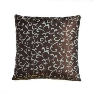  Sava 18 Pillow in Chocolate / Blue: Home & Kitchen