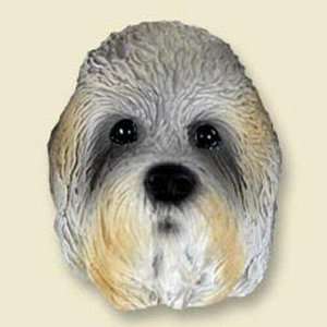  Dandie Dinmont Dog Head Magnet (2 in)