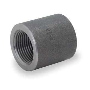 Forged Steel Black and Galvanized Pipe Fittings Cap,2 1/2 In,Threaded 
