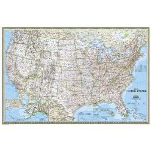  National Geographic Maps RE01020384 United States Classic 