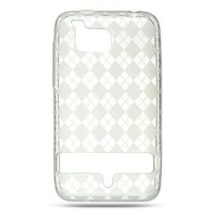  Premium Crystal Clear Checker TPU Rubber Protective Case 