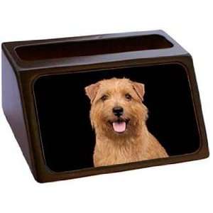  Norfolk Terrier Business Card Holder: Office Products