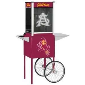   Commercial Grade Theater Popcorn Popper W/Cart: Sports & Outdoors
